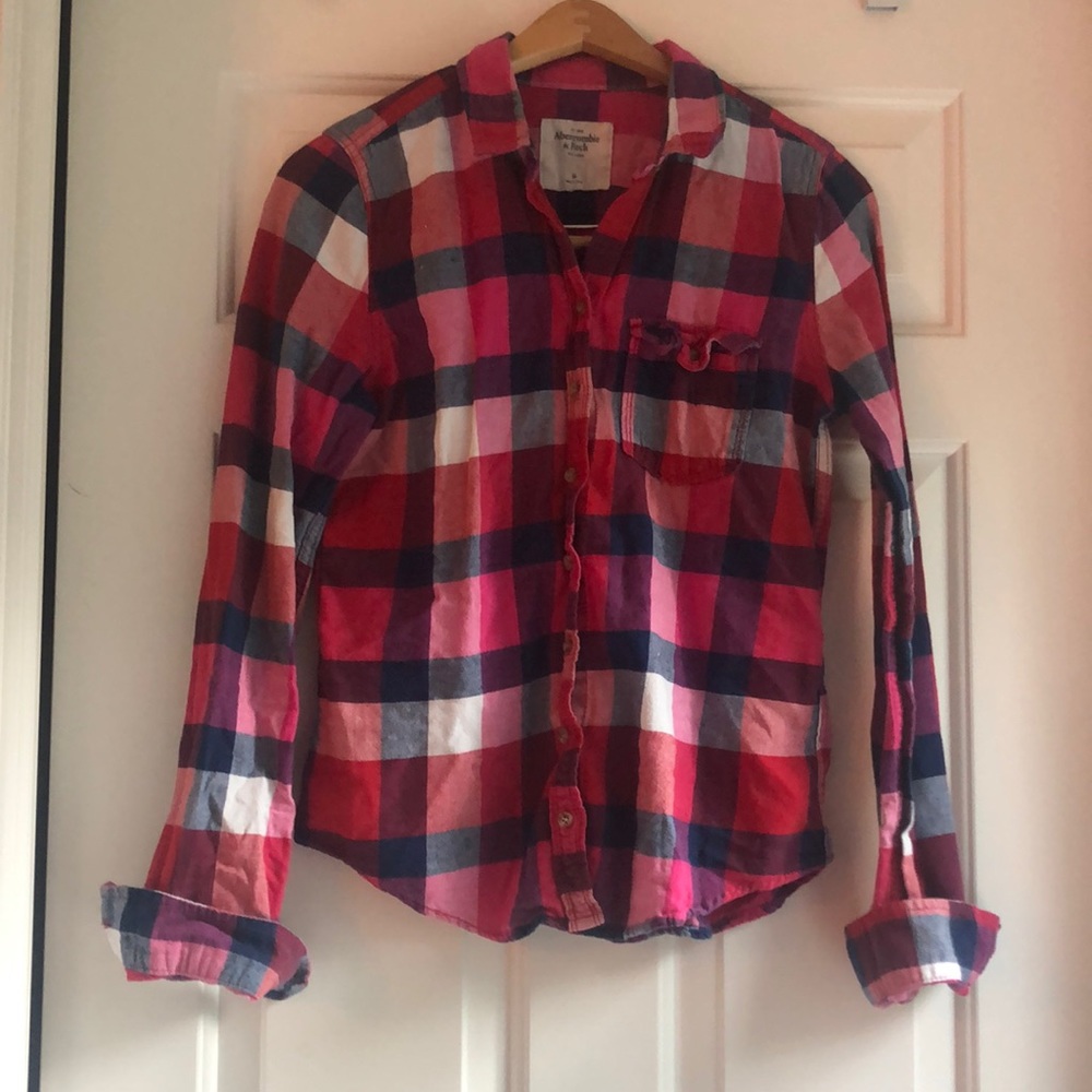 Red and blue flannel